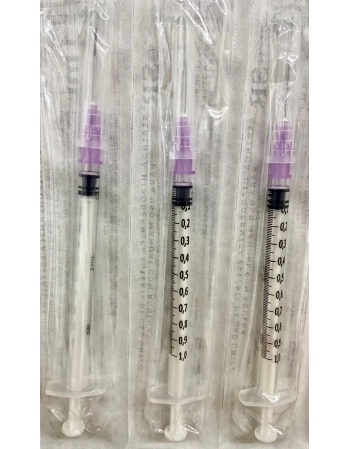 SERINGA 1ML P/INS.AG.0,55X20MM (ROXO)
