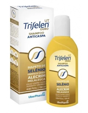 TRISELEN OURO XAMPU ANTIC. 150ML SULF.SEL+PROP+ALEC+MELALEUCA