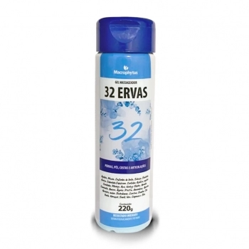 GEL MASSAGEADOR 32 ERVAS 220G