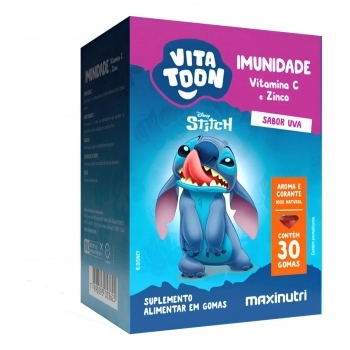 VITAMINA IMUNIDADE VITATOON STITCH C+ZINCO C/30 GOMAS UVA