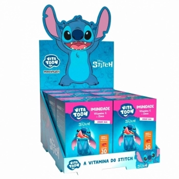 VITATOON IMUNIDADE STITCH C+ZINCO DISPLAY C/6X30 GOMAS UVA