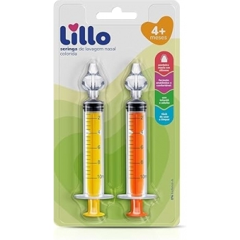 SERINGA LAVAGEM NASAL COLORIDA LILLO 10ML (640601)