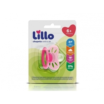 CHUPETA T2 (610730) SIL.BICO ANAT.EXTRA AIR CLASSICA ROSA