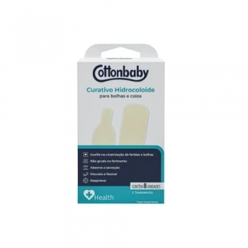 CURATIVO HIDROCOLOIDE P/BOLHAS E CALOS C/8