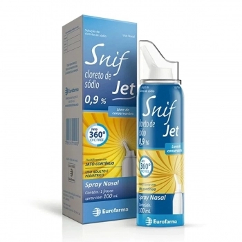 SNIF JET 0,9% SPRAY NASAL AD/PED 100ML CLORETO DE SODIO