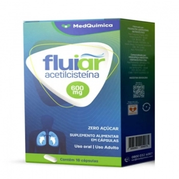 FLUIAR 600MG AD.C/16ENV.ACETILCISTEINA