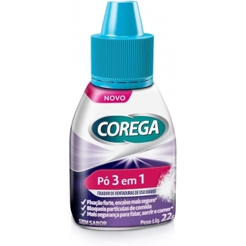 COREGA PO FIXADOR DE DENTADURA S/SABOR 22G