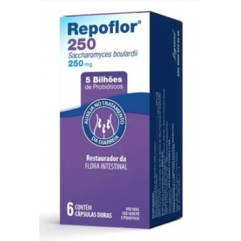 REPOFLOR 250MG C/6CAPS.