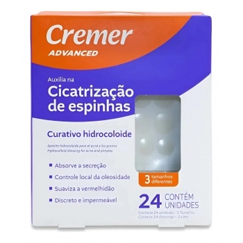 CURATIVO HIDROCOLOIDE P/ ACNE E ESPINHAS C/24