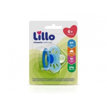 CHUPETA T2 (610720) SIL.BICO ANAT.EXTRA AIR CLASSICA AZUL