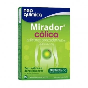 MIRADOR COLICA C/20CPR BUTILB.ESC+DIPIR.