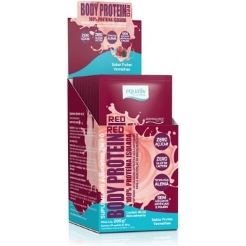 BODY PROTEIN FRUTAS VERMELHAS 20G C/10 SACHE