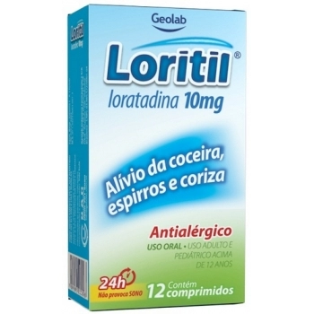 LORITIL 10MG C/12CPR LORATADINA