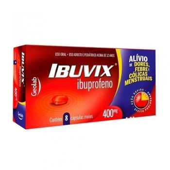 IBUVIX 400MG C/8CAPS IBUPROFENO