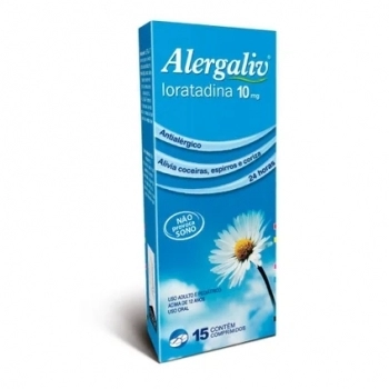 ALERGALIV 10MG C/15CPR LORATADINA