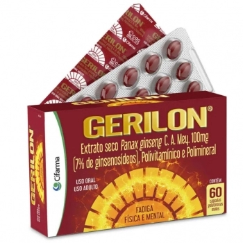 GERILON C/60CAPS GEL PANAX GINSENG