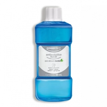 ANTISSEPTICO BUCAL S/ALCOOL MENTA 60ML (2202)