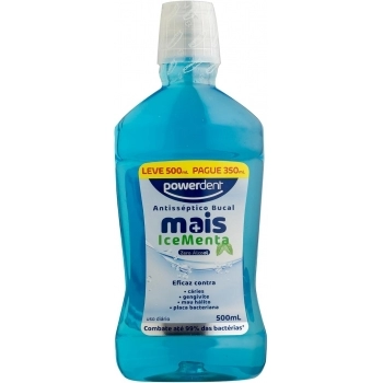 ANTISSEPTICO BUCAL MAIS S/ALCOOL ICE MENTA 500ML (2850)