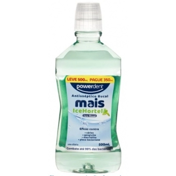 ANTISSEPTICO BUCAL MAIS S/ALCOOL ICE HORTELÃ 500ML (2872)