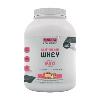 SUPREME WHEY MORANGO 900G