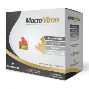 MACRO VIRON C/30CAPS FENO+ARGININA+PINUS+VIT.B6/B12