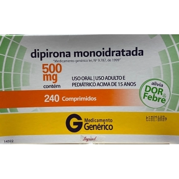DIPIRONA 500MG 24X10CPR