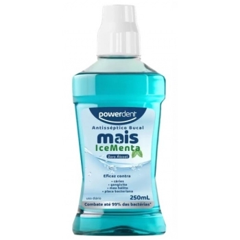 ANTISSEPTICO BUCAL MAIS S/ALCOOL ICE MENTA 250ML (2849)