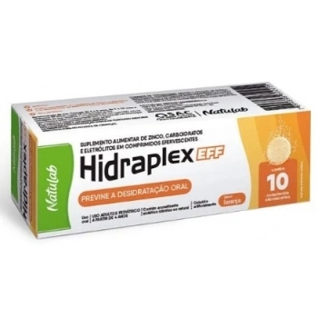 HIDRAPLEX EFF LARANJA C/10CPR. EFERV.
