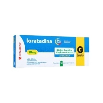 LORATADINA 10MG C/12CPR