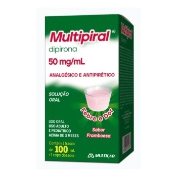 MULITPIRAL XP.100ML FRAMBOESA DIPIRONA