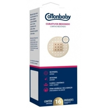CURATIVO COTTONBABY REDONDO C/16