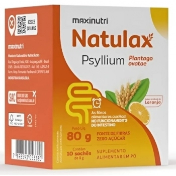 NATULAX PSYLLIUM ENV.C/10 8G LARANJA