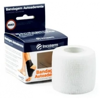 FITA AUTOADERENTE COHESIVE 5M X 4,5CM BRANCO PROTAPE