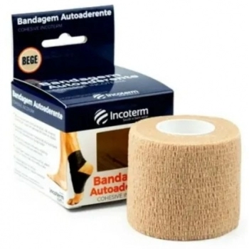FITA AUTOADERENTE COHESIVE 5M X 4,5CM BEGE PROTAPE