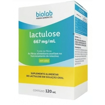 LACTULOSE SEM SABOR SUSP.120ML