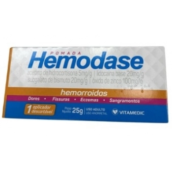 HEMODASE POM 25G C/1 APLIC P/HEMORROIDAS