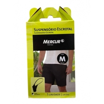 SUSPENSORIO ESCROTAL PRETO M (BC0150)