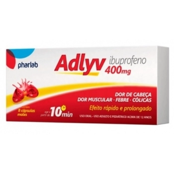 ADVYL 400MG C/8 CAPS GEL IBUPROFENO