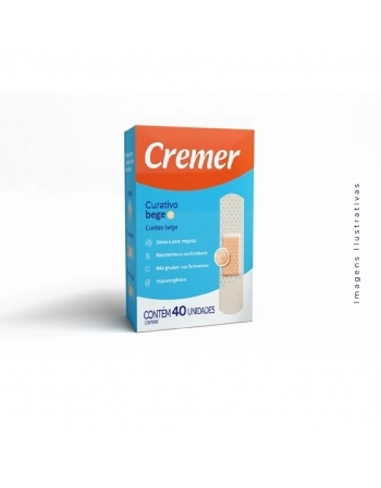 CURATIVO COR PELE C/40 UND (CREMER S/A)