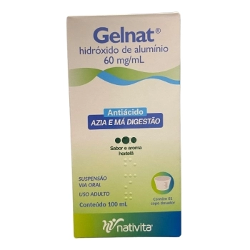 GELNAT SUSPENSAO ORAL 100ML HIDROXIDO DE ALUMINIO