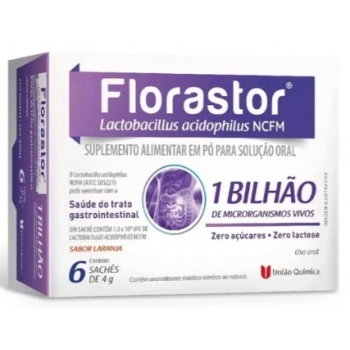 FLORASTOR PO C/6 SACHE 4G LACTOBACILLUS ACIDOPHILUS