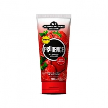 LUBRIFICANTE PRUDENCE MORANGO 100G