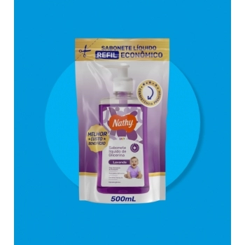 SAB.LIQ.GLICERINA NATHY LAVANDA REFIL 500ML