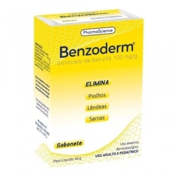 BENZODERM SABONETE 60G BENZOATO DE BENZILA (PHARMASCIENCE)