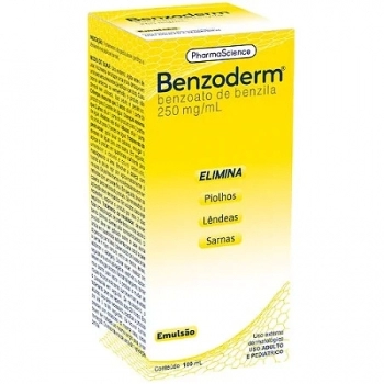 BENZODERM SOLUCAO 100ML BENZOATO DE BENZILA (PHARMASCIENCE)
