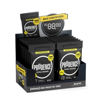 PRESERVATIVO PRUDENCE EXTRA GRANDE DISPLAY C/12X3
