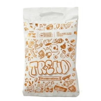 PRESERVATIVO TREND LUBRIFICADO C/3