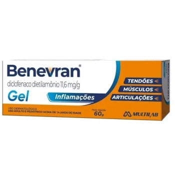 BENEVRAN GEL 60G DICLOFENACO DIETILAMONIO