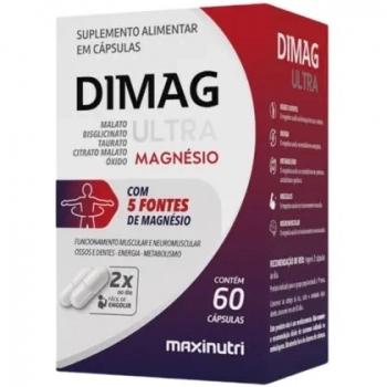 DIMAG ULTRA 5 MAGNESIOS C/60CAPS