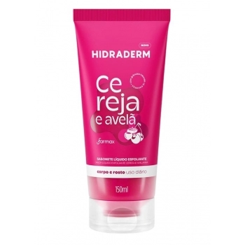SABONETE LIQUIDO ESFOLIANTE CEREJA HIDRADERM 150ML